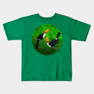 TWO TOUCANS Kids T-Shirt